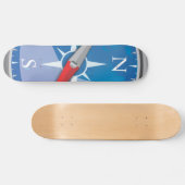 Skateboard Boussole (Horz)