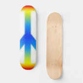 Skateboard bout droit de paix (Recto)
