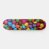 Skateboard Boutons colorés de chocolat (Horz)