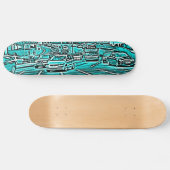 Skateboard Box Junction dans Cyan (Horz)