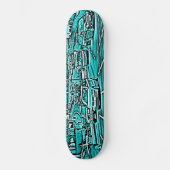 Skateboard Box Junction dans Cyan (Recto)
