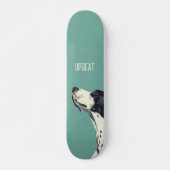 Skateboard Boxe noire et blanche (Devant)