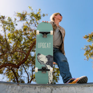Skateboard Boxe noire et blanche