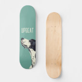 Skateboard Boxe noire et blanche (Recto)