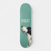 Skateboard Boxe noire et blanche (Devant)