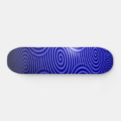 Skateboard Bracelet brillant fin ligne bleue (Horz)