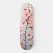 Skateboard Branche de Sakura Rose de Printemps (Recto)
