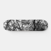 Skateboard Branches arborescentes en blanc (Horz)