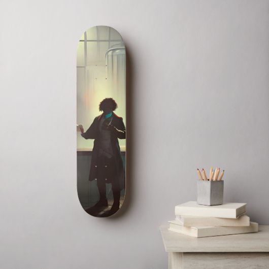 Skateboard Brasserie locale (Art mural)