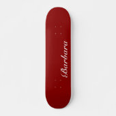 Skateboard Brick Red Nom élégant | Classique tendance (Devant)