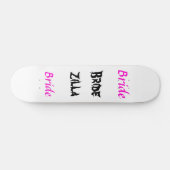 Skateboard Bridezilla Bride (Horz)