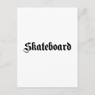 Skateboard Briefkaart