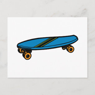 Skateboard Briefkaart