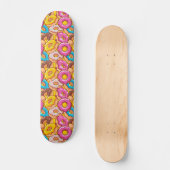 Skateboard Bright beignets de dessin animé (Recto)