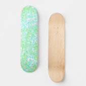 Skateboard Bright Colorful Trippy Tourbillonnant Boho Marble (Recto)
