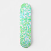 Skateboard Bright Colorful Trippy Tourbillonnant Boho Marble (Devant)