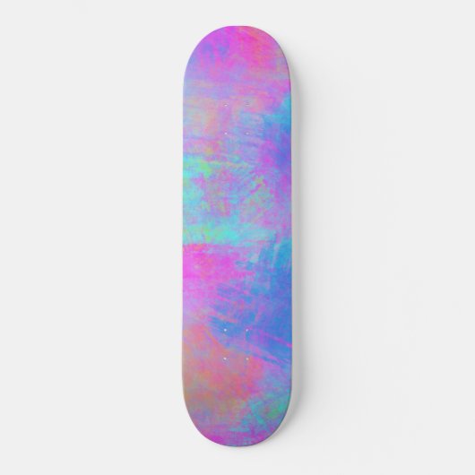 Skateboard Bright Multicolor Splashes (Recto)