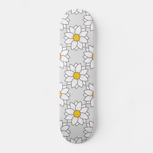 Skateboard Brillant comme une marguerite (Recto)