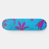 Skateboard Brise Fleur Bleu-vert (Horz)