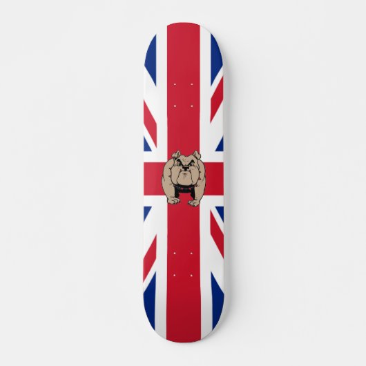 skateboard british bulldog (Voorkant)
