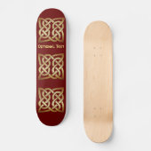 Skateboard Bronze Tone Celtic (Recto)