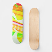 Skateboard Brosse arc-en-ciel (Recto)