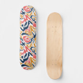 Skateboard Brosse moderne abstrait sans couture multicolore (Recto)