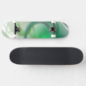 Skateboard Brouillard Vert Fractal (Horz)