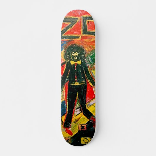 Skateboard brouillon noir 2012 (Devant)