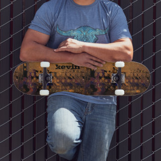 Skateboard Brown Décay urbaine Abstraite personnalisée