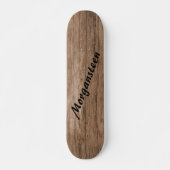 Skateboard Brown Knotty Barnwood Personnalisé (Devant)