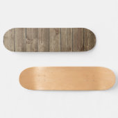 Skateboard Brown Motif de céréales en bois Zen (Horz)