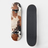 Skateboard Brown noir blanc (Recto)