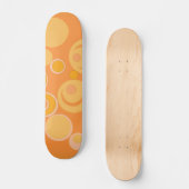 Skateboard Bubblegum Bulles Partout Orange (Recto)
