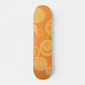 Skateboard Bubblegum Bulles Partout Orange (Devant)
