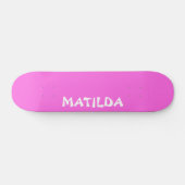 Skateboard Bubblegum rose Nom moderne | Style tendance (Horz)