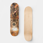Skateboard Buck in Fall Camo White Tail Deer (Recto)