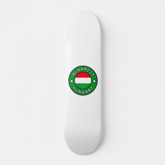 Skateboard Budapest Hongrie (Devant)