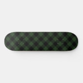 Skateboard Buffalo Check Celtic Green et Black plus petit Pla (Horz)