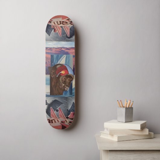 Skateboard Buffalo Skate (Art mural)