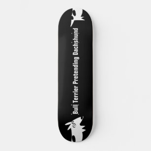 Skateboard Bull terrier