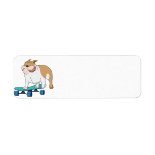 skateboard bulldog etiket