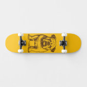 Skateboard Bulldog Retro  (Horz)