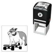 skateboard bulldog zelfinktende stempel (In situ)