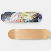 Skateboard Bulles Abstraites (Horz)