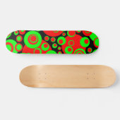 Skateboard Bulles Abstraites 02 - Rétro (Horz)