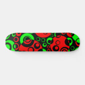 Skateboard Bulles Abstraites 02 - V2 (Horz)