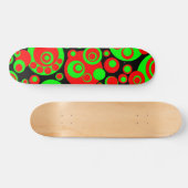 Skateboard Bulles Abstraites 03 - Rétro (Horz)