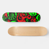 Skateboard Bulles Abstraites 03 - V2 (Horz)