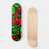 Skateboard Bulles Abstraites 03 - V2 (Recto)